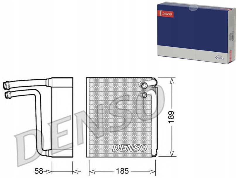 фото №1, Испаритель кондиционера denso