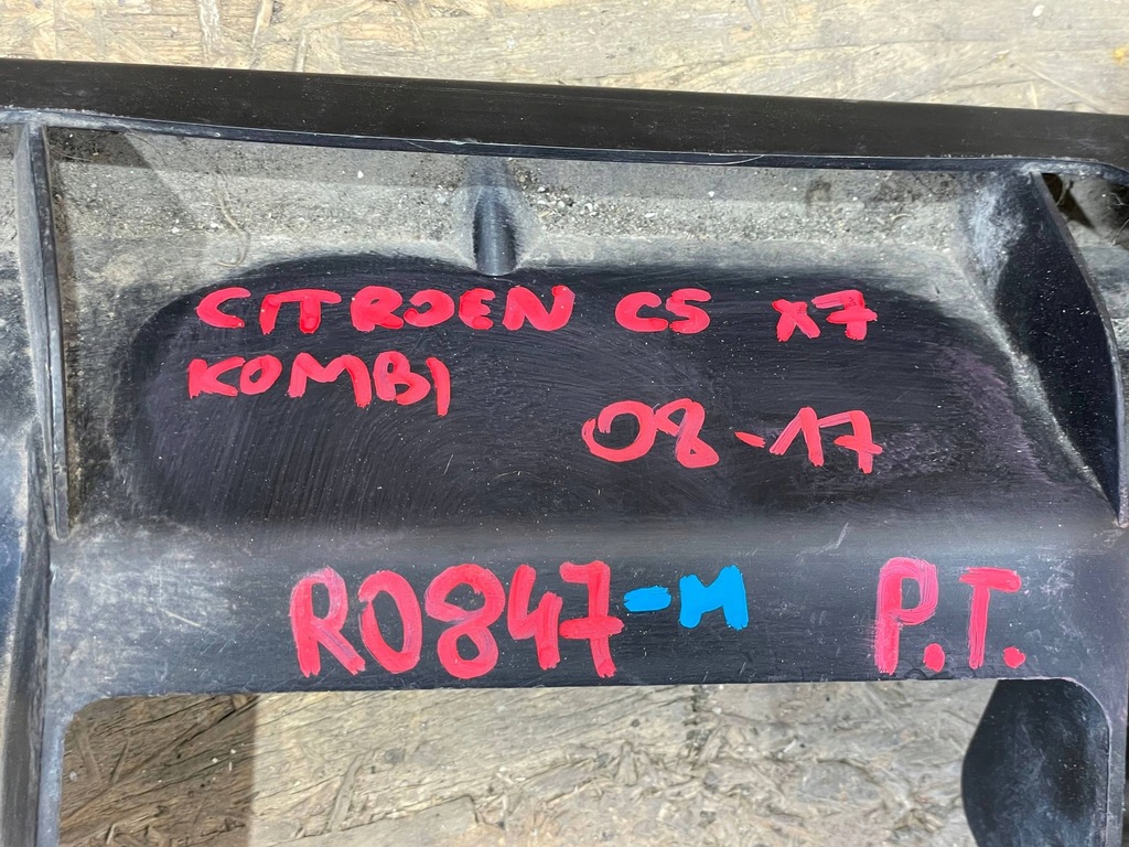 фото №12, Citroen c5 ii 2 x7 08-17 kombi направляющая кронштейн кронштейн бампера правый задняя