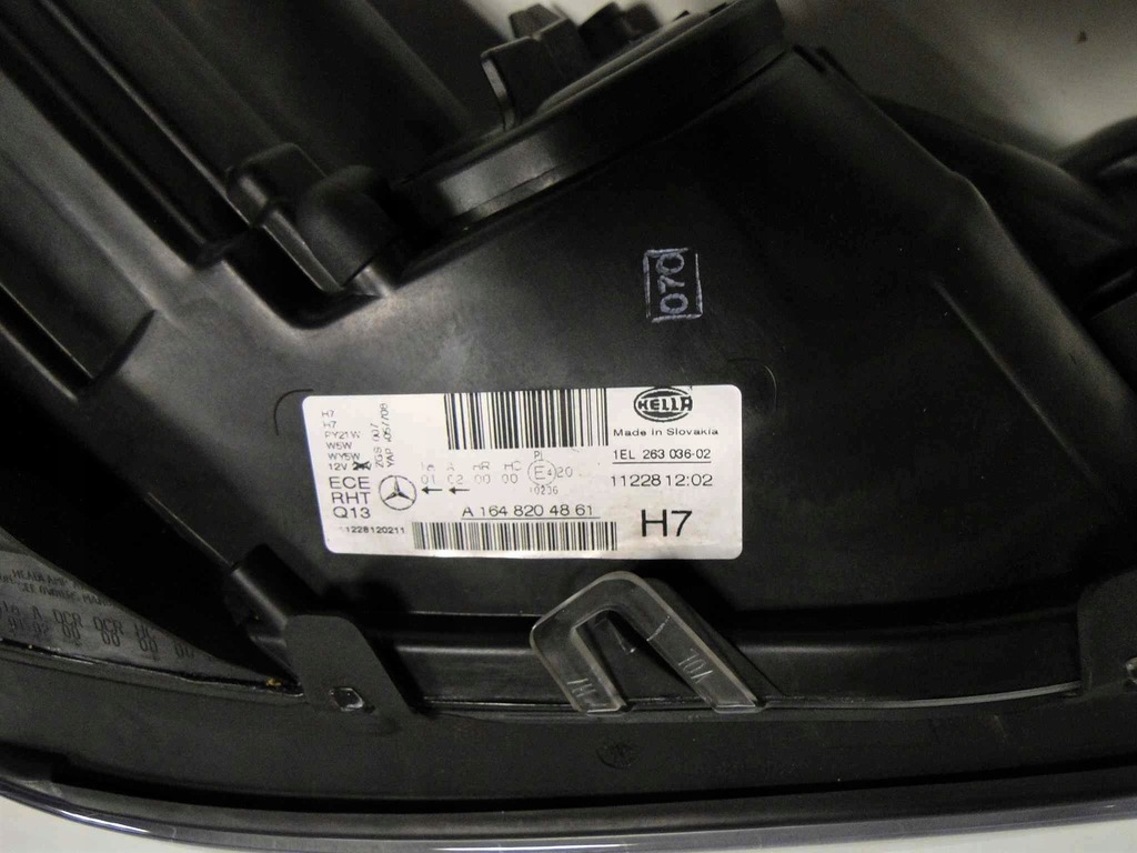 фото №13, Mercedes ml w164 164 лампа линза h7 правая