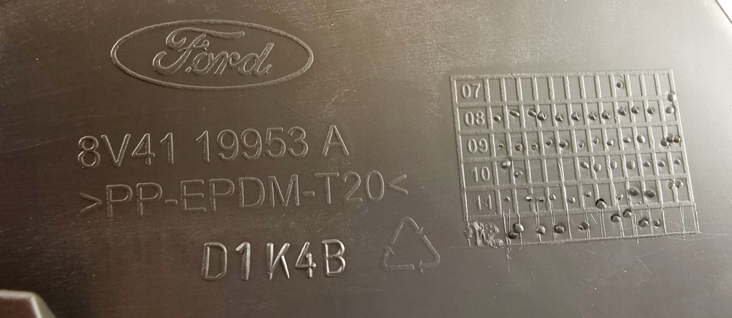 фото №16, Решётка противотуманной фары левая сторона ford kuga mk1 2008-12