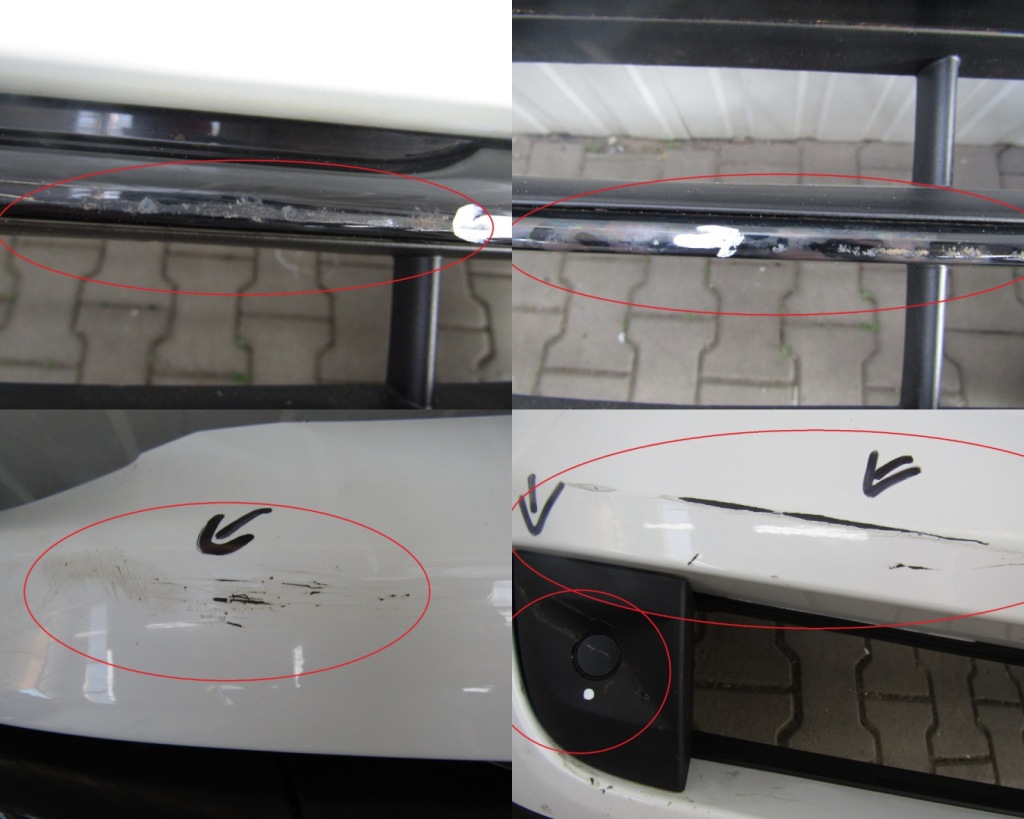 Бампер перед передній porsche cayenne 9y0 lift 23- Зі Шроту