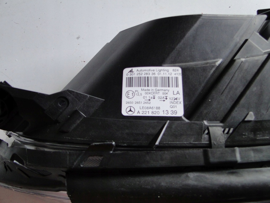 фото №6, Mercedes s 221 w221 lift лампа левая bi-xenon ночь