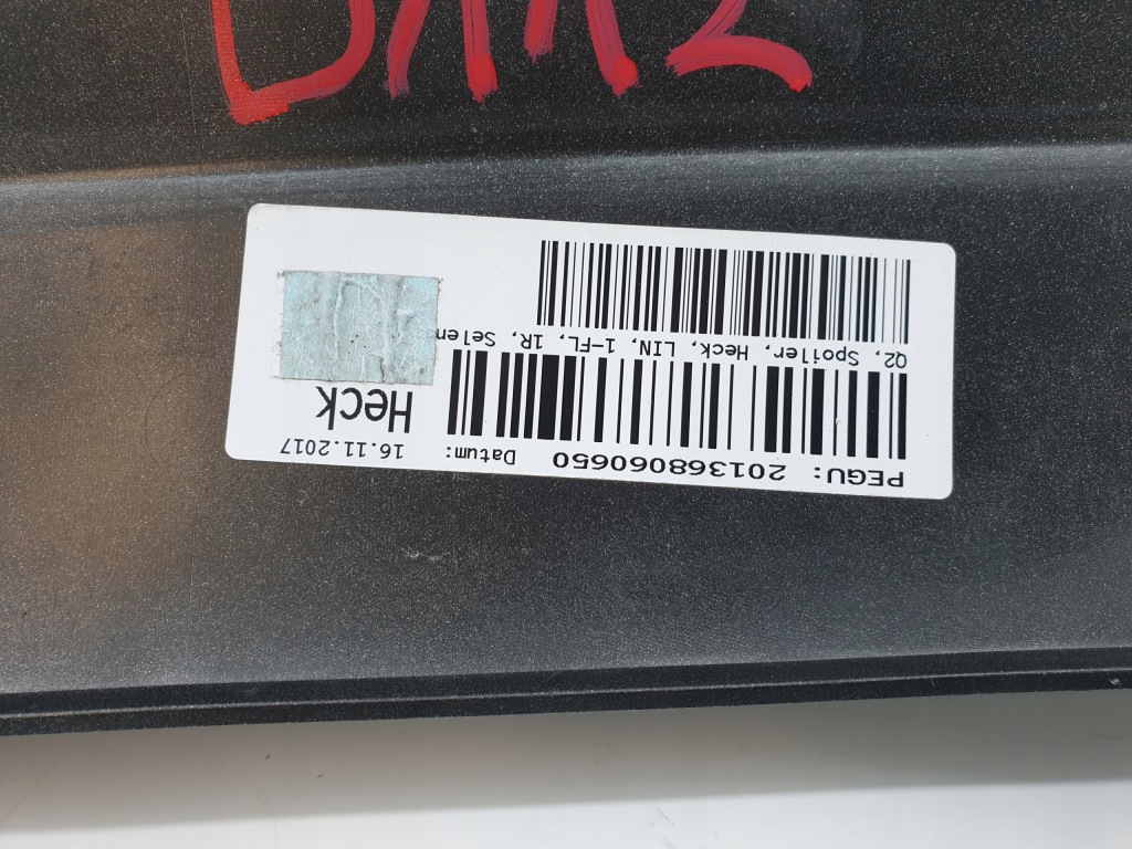 Спойлер накладка dół бампера задня задня задня audi q2 81a 81a807521h Недорого