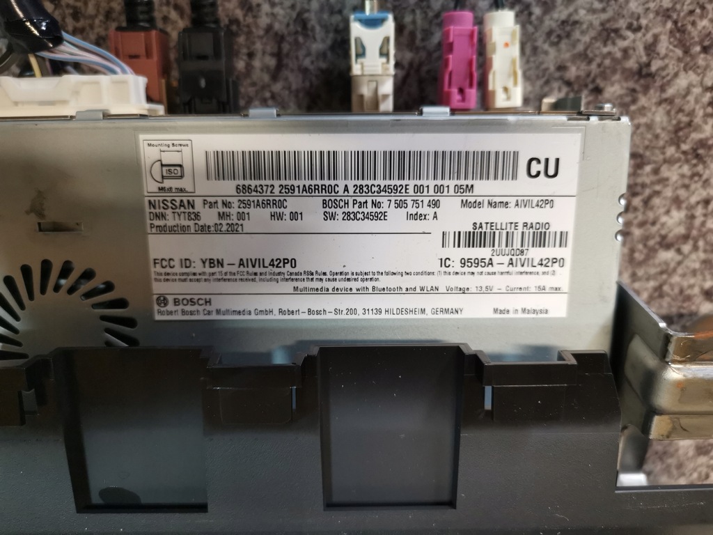 фото №7, Nissan rogue x-trail t33 радио экран дисплей 2591a6rr0c