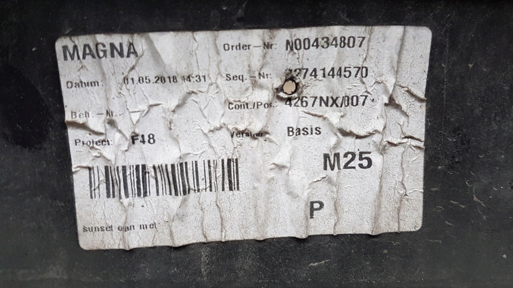 фото №8, Бампер передний bmw x1 f48