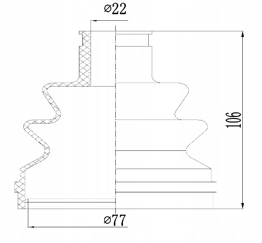 фото №6, Захист шарнір зовнішнього npz:hd-023 hd-055 ns-082 rv-003 rv-010 ms-029