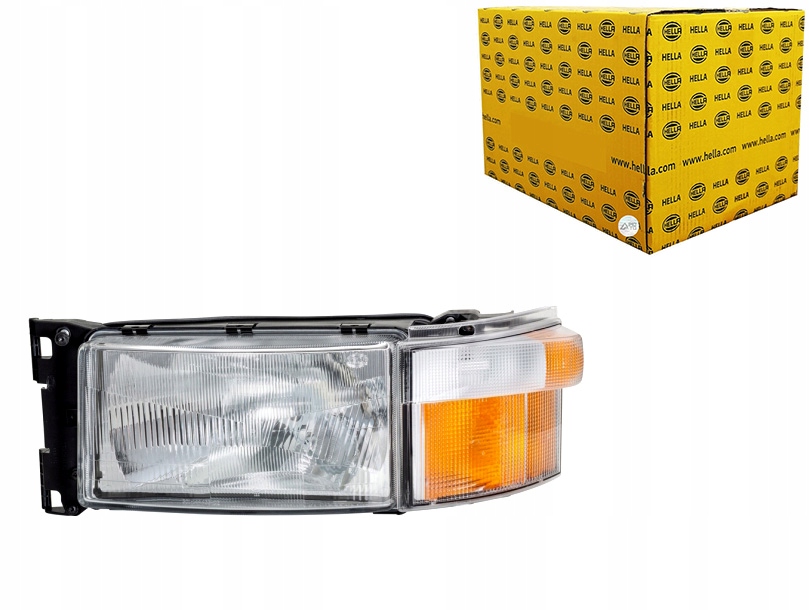 фото №1, Фара l scania 4 p g r t 05.95- hella
