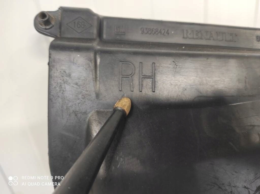 Жабо правый перед renault trafic iii opel vivaro b 93868424 Недорого