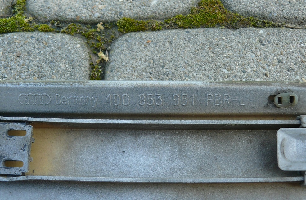 фото №9, Молдинг середня двері лівий перед audi a8 d2 94-01 ly7m 4d0853951