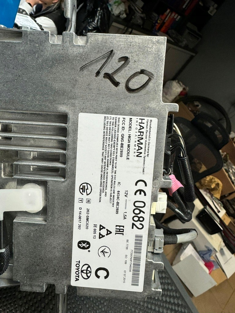 фото №8, Екран навігації модуль рамка toyota auris ii 86140-02400