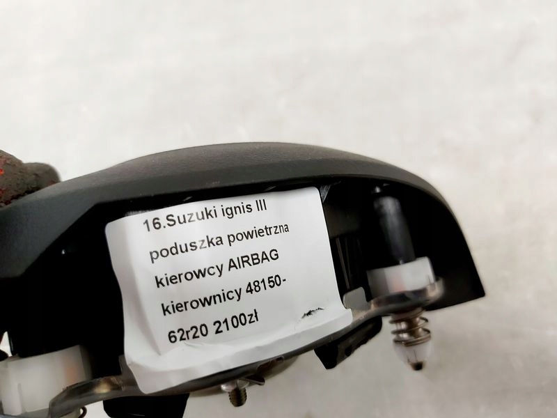 фото №7, Ignis 3 iii подушка воздушная водителя подушка безопасности