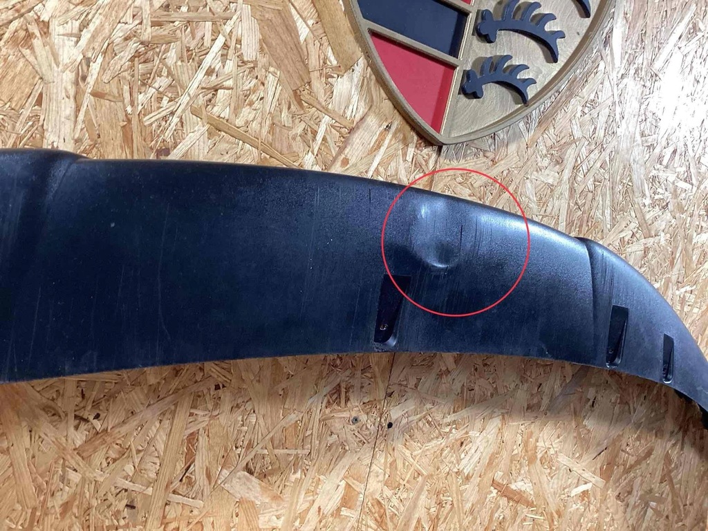 фото №9, Porsche taycan turbo / sport design спойлер бампера перед 9j1807541a