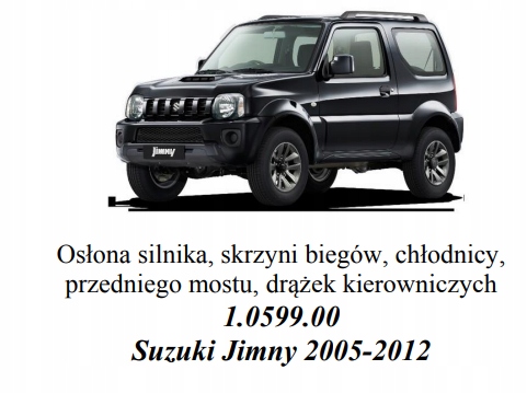 Купить Suzuki jimmy jb 2005-2012 - стальной нижняя накладка двигателя 0599