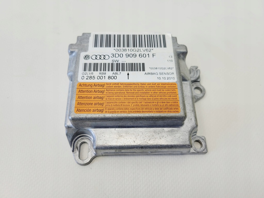 фото №5, Модуль датчик подушка безпеки vw audi seat 3d0909601f