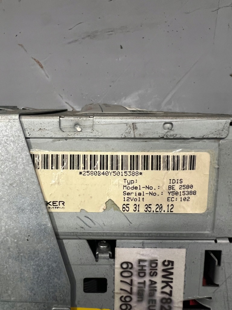 фото №6, Alfa romeo 166 2,4 jtd радио navi навигация панель обдув набор 60779648