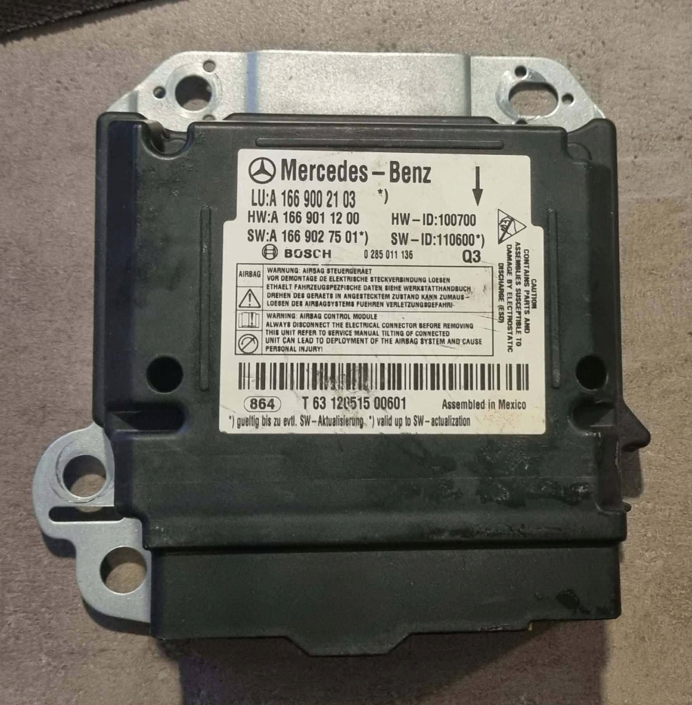 Купити Інше блоки управління mercedes-benz ml w166 1669002103