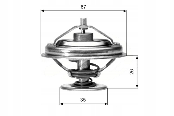 фото №2, Термостат gates th01880g1 mercedes gates