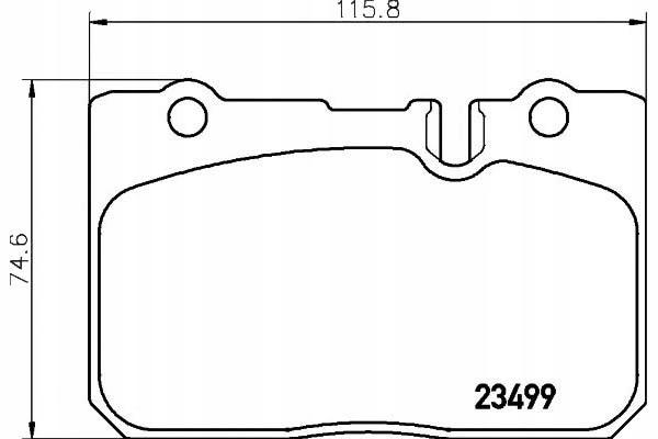 фото №1, Textar гальмівні колодки ham. lexus перед ls 400 94-00