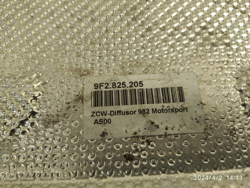 фото №10, Защита нижняя подвеска porsche 718 982 gt cayman 9f2825205