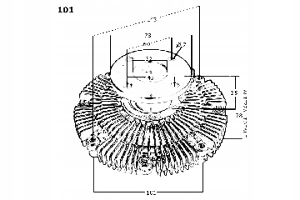 фото №4, Japko 36101 сцепление, вентилятор охлаждение