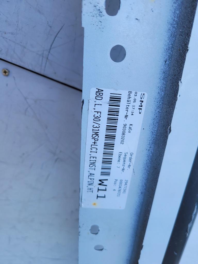 фото №9, Bmw 3 f30 f31 lift m набір молдинг поріг поріг лівий накладка