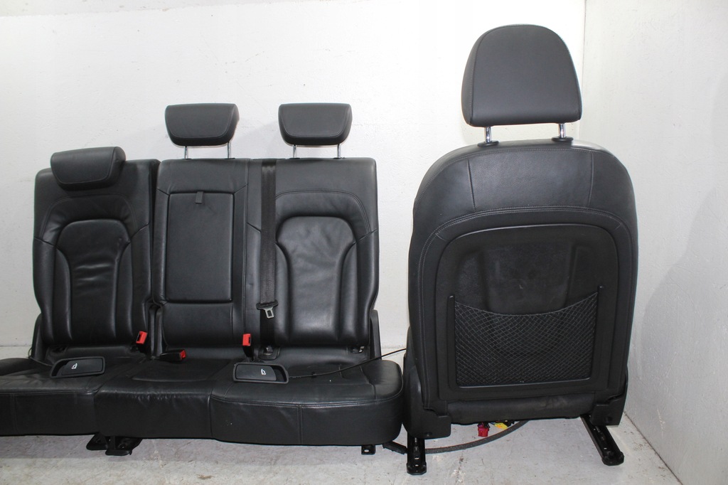 фото №9, Audi q5 8r сиденья кожа полная электрика комплект туннель средний