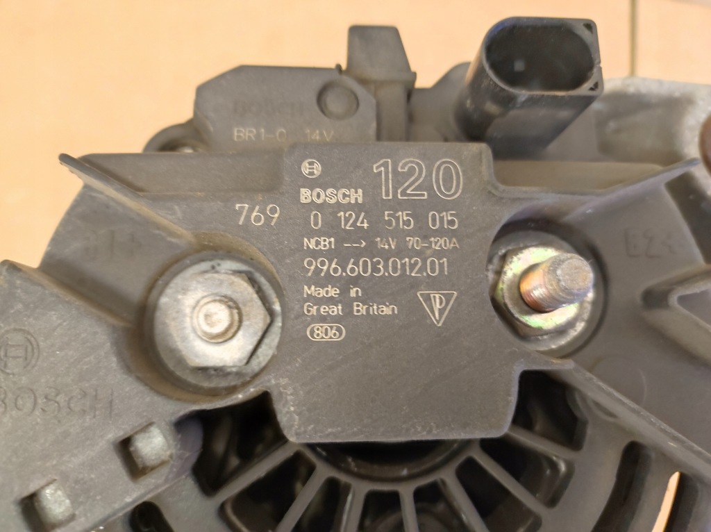 Генератор porsche boxster 986 Оригинал