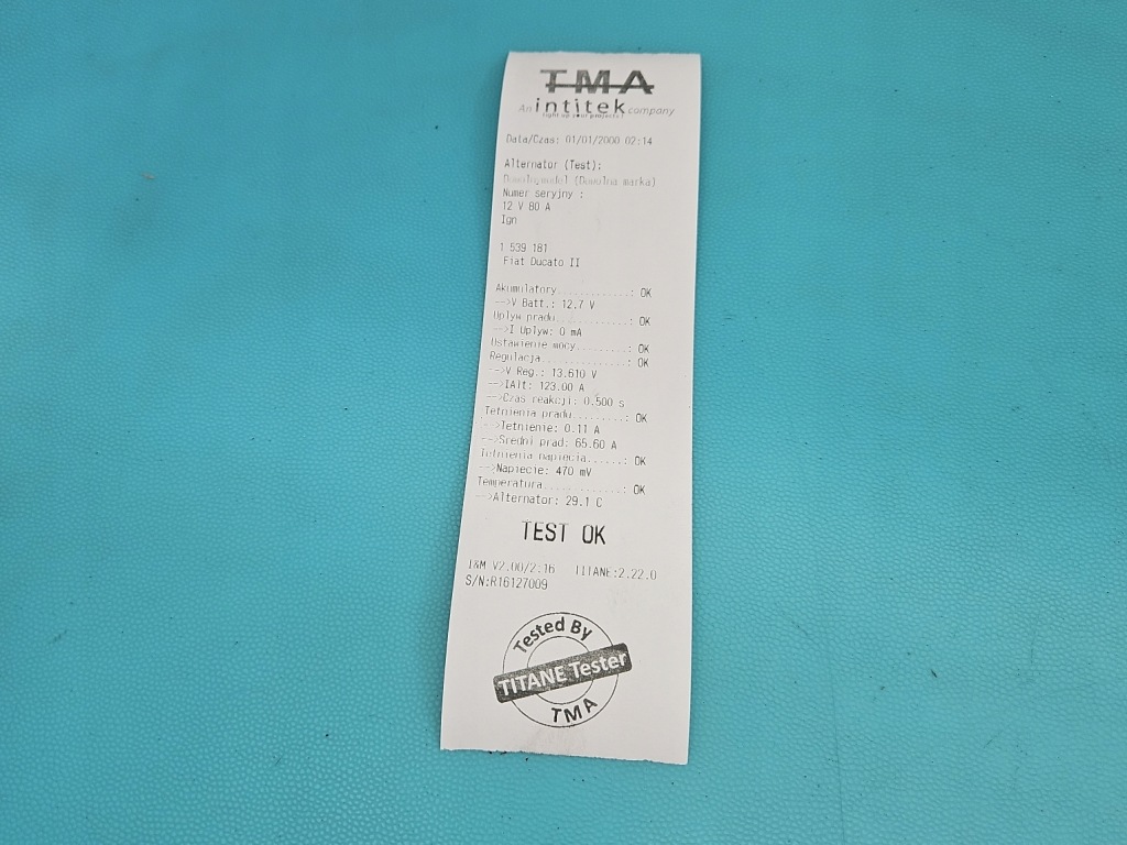 Test генератор fiat ducato 2 9655249280 2.0 8v wiel Недорого