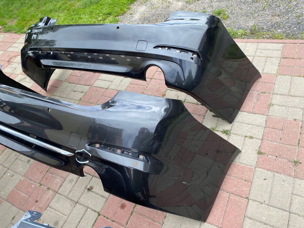 фото №6, Bmw 5 g30 przedlift бампер задній звичайний pod накладка хром