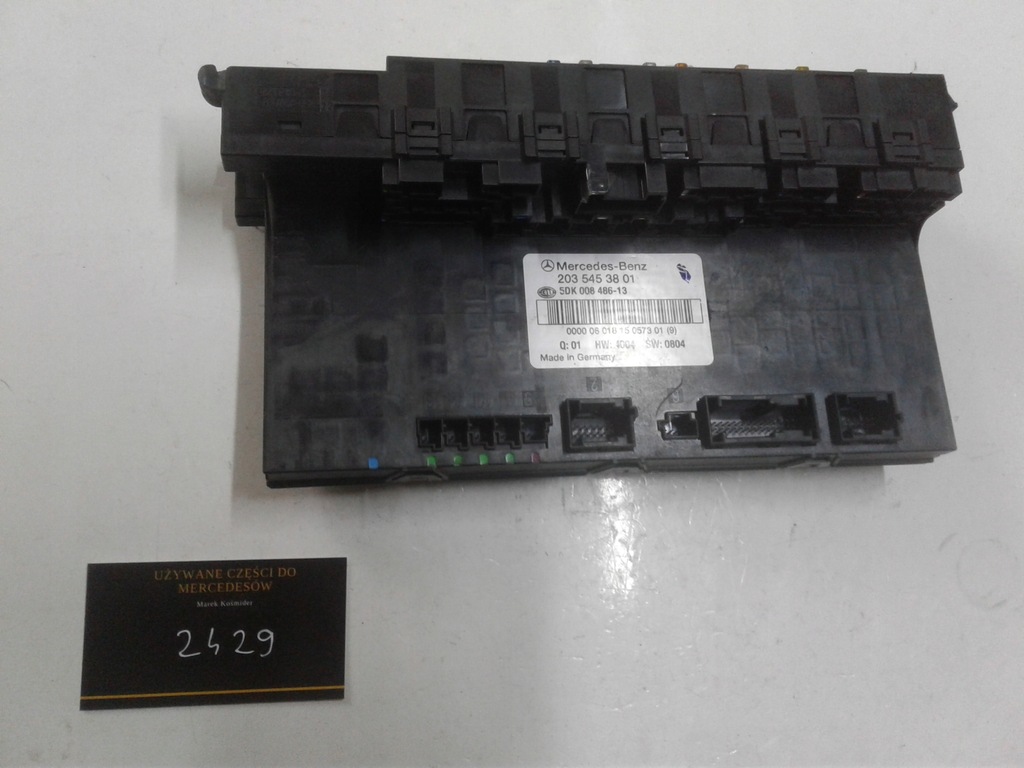 фото №1, Модуль запобіжників mercedes-benz оригінальний номер 2035453801