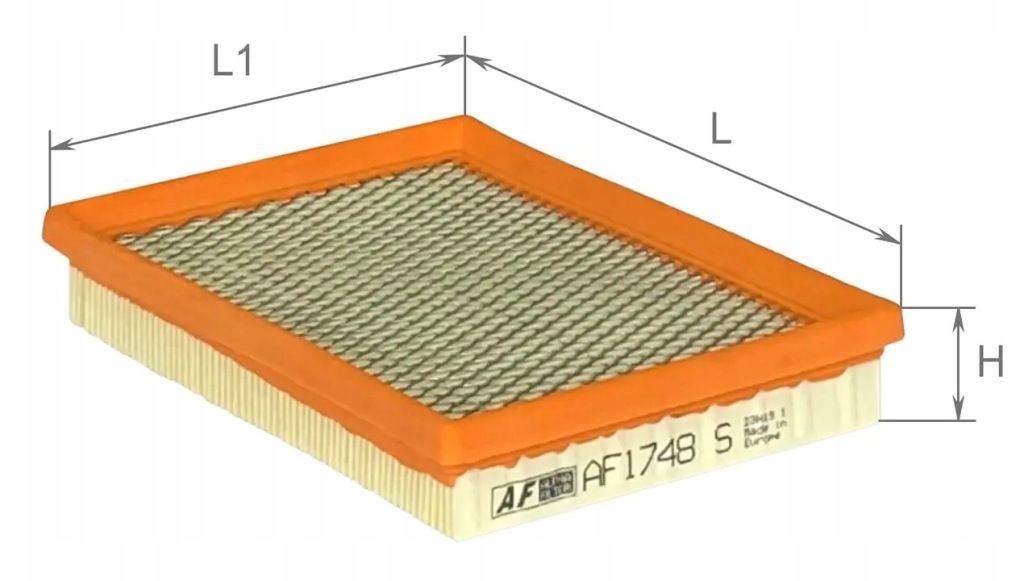 фото №1, Alpha фільтр af1748s фільтр повітря kia pride 1.1,1.3 90-