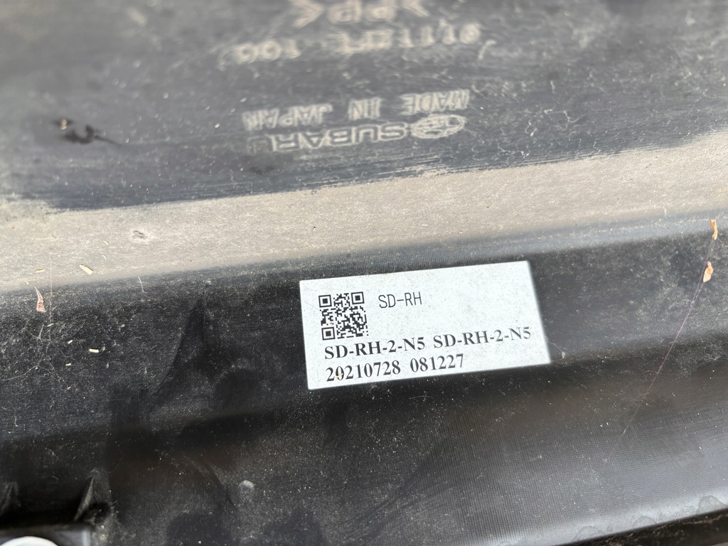 фото №8, Subaru xv 2018-2023 молдинг поріг права 91112fl100