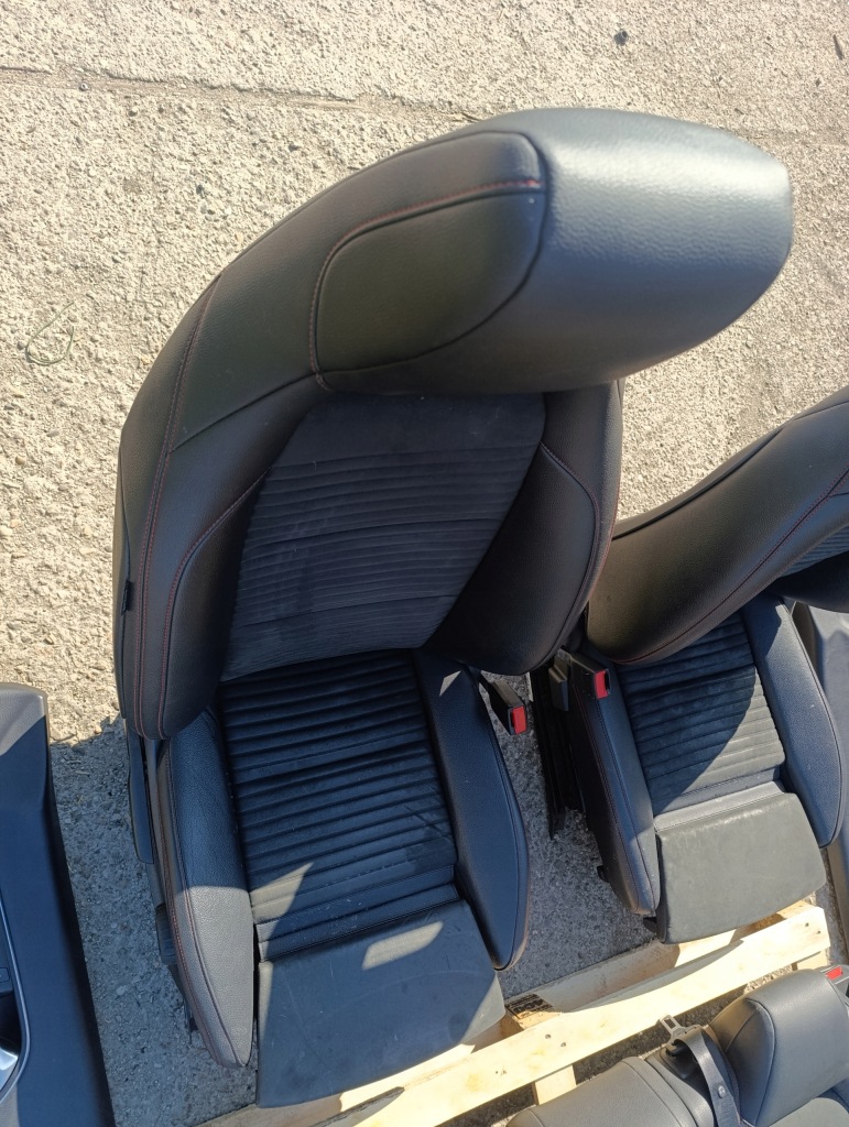 фото №8, Mercedes w117 заднє сидіння шкіра amg комплект uk