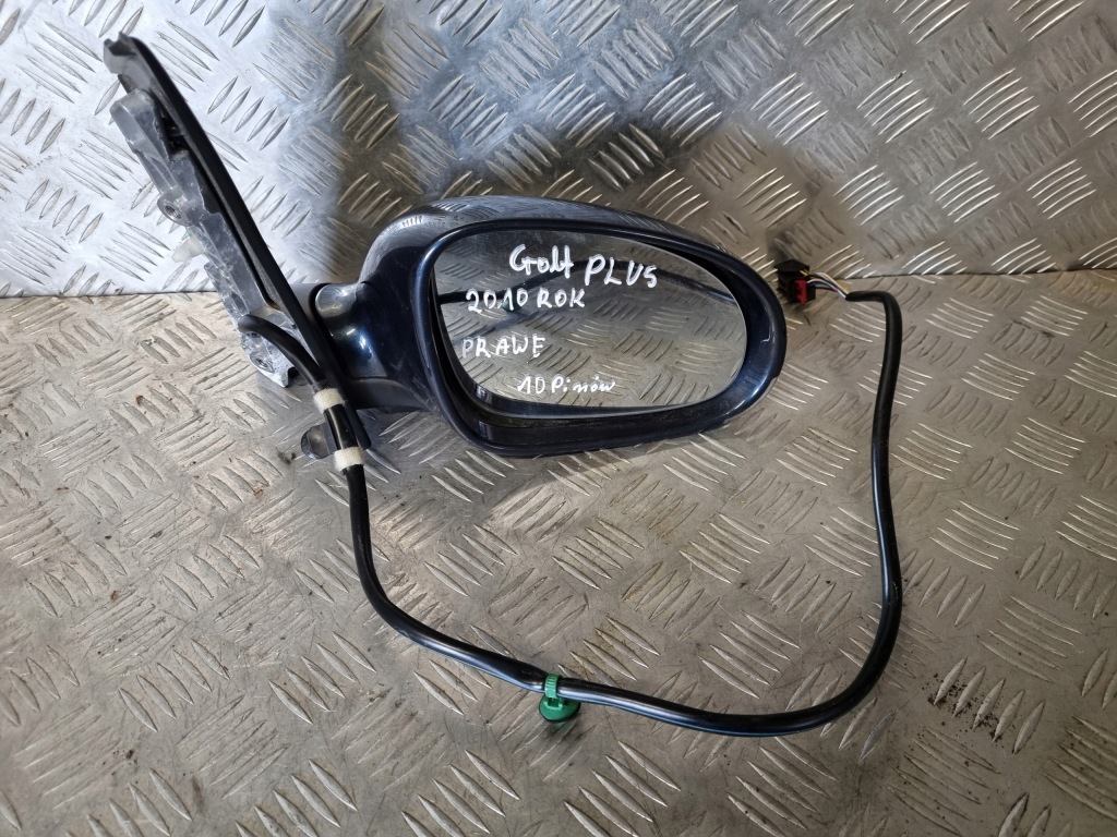 фото №2, Vw golf plus 2010 r дзеркало праве 10 pinów lc5f