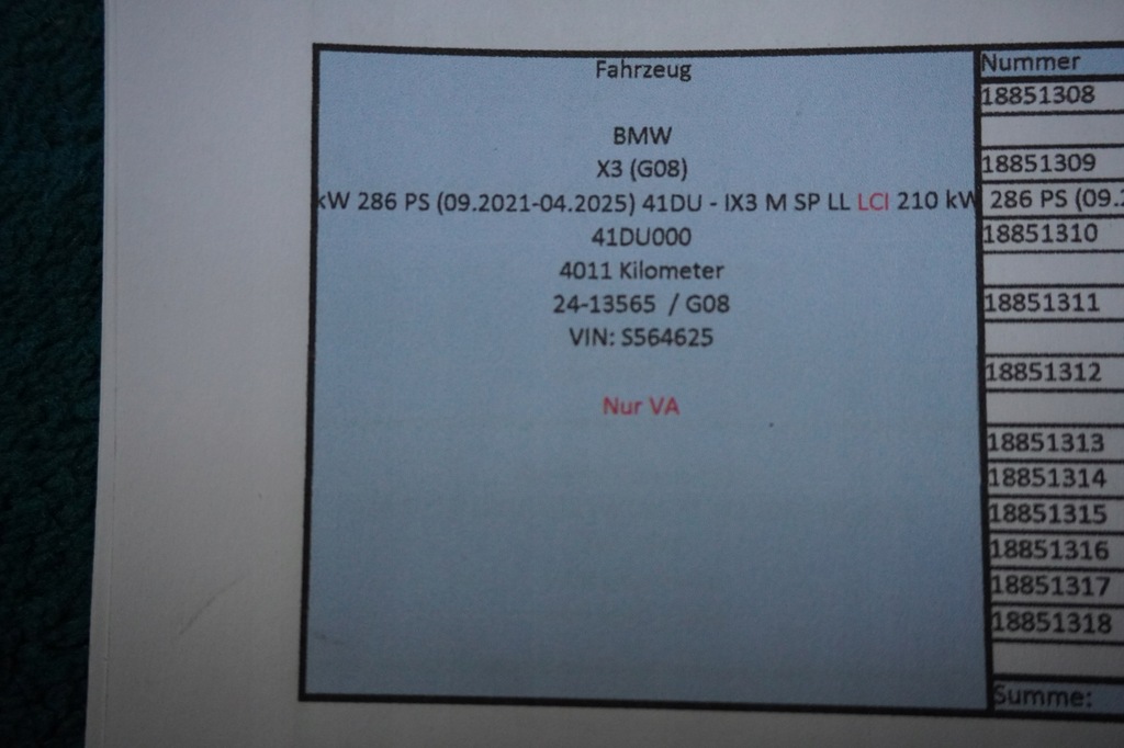 фото №6, Підрамник підрамник підрамник bmw ix3 g08 6888031