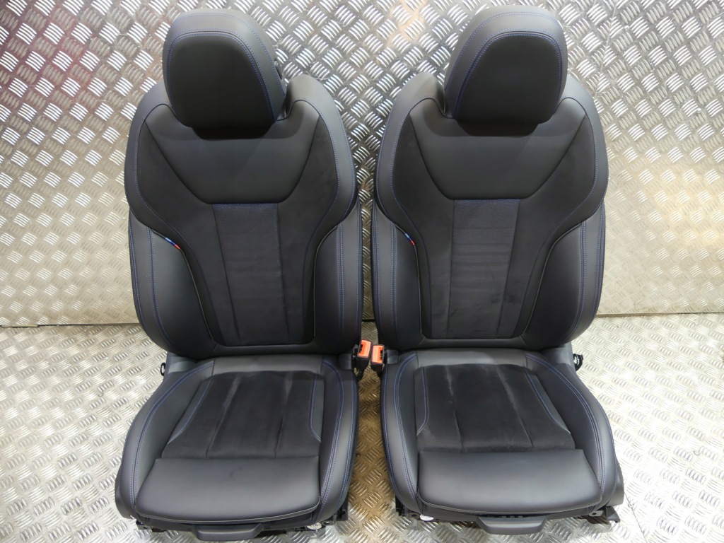 фото №8, Bmw 3 g20 sport обивка сиденья подогрев заднее сиденье обшивки туннель полка alcantara