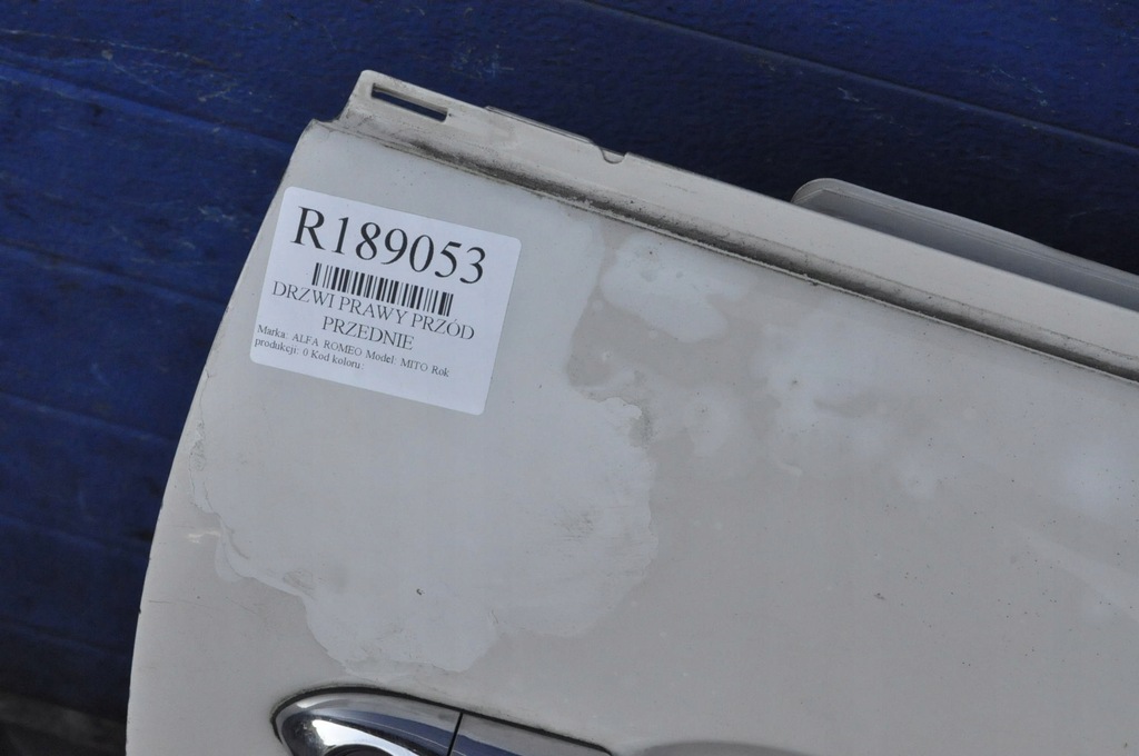 фото №7, Alfa romeo mito дверь правый перед передние