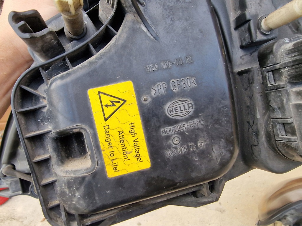 фото №6, Лампи w163 ксенон przedlift повний