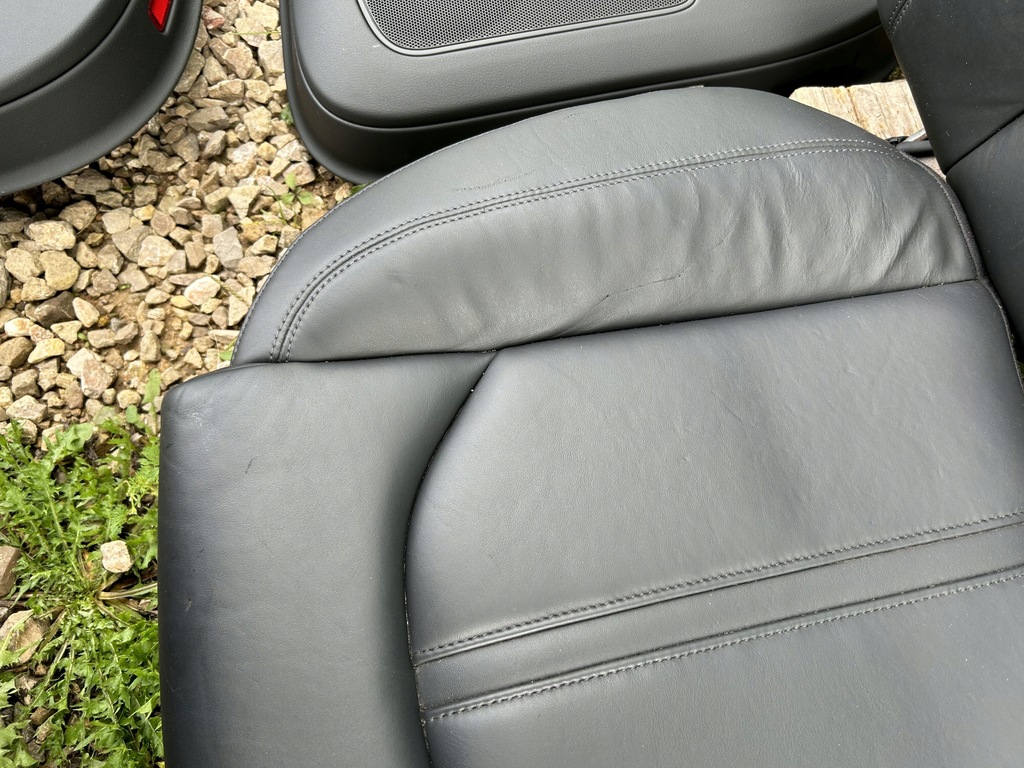 фото №12, Сидіння шкіра sokórzane чорні з підігрівом електрика audi a8 d4 4h0