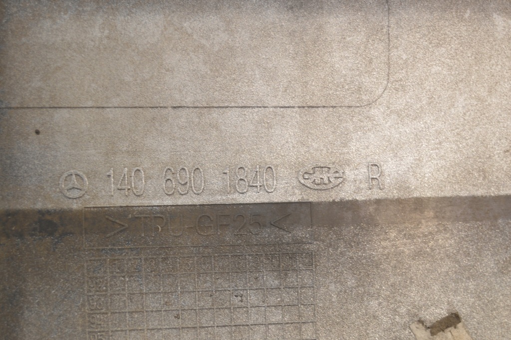 фото №6, Молдинг крыла правый перед mercedes w140 coupe cl