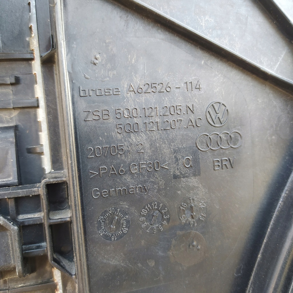 фото №10, Seat leon iii 12- pas передній радіатор kompletny 1.2tsi 5q0121251ea