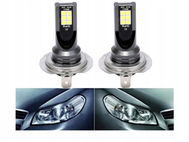 фото №16, Led h7 лампочка csp лампа світлодіоди лампочка гомологація