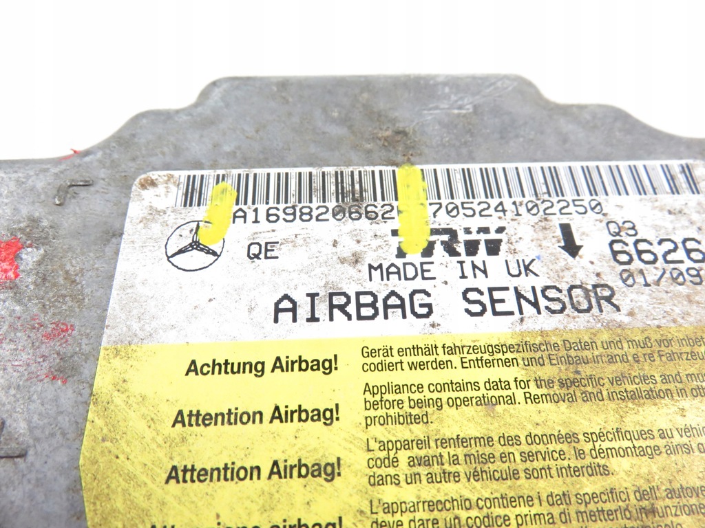 фото №5, Модуль подушка безопасности mercedes-benz a w169 a169820662