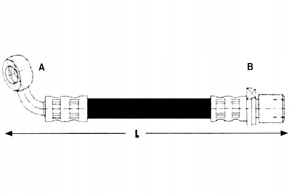 фото №1, Brembo шланг гальмівний lexus lx 470 uzj100
