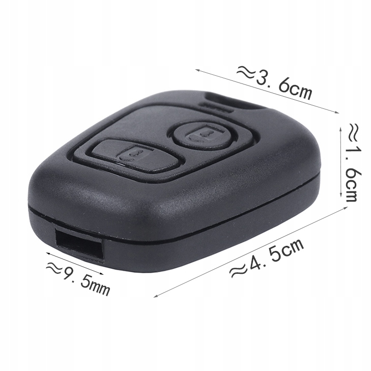 фото №9, Корпус пульта ключ citroen c1 c2 c3 c4 c5 c6 peugeot 206 207 407