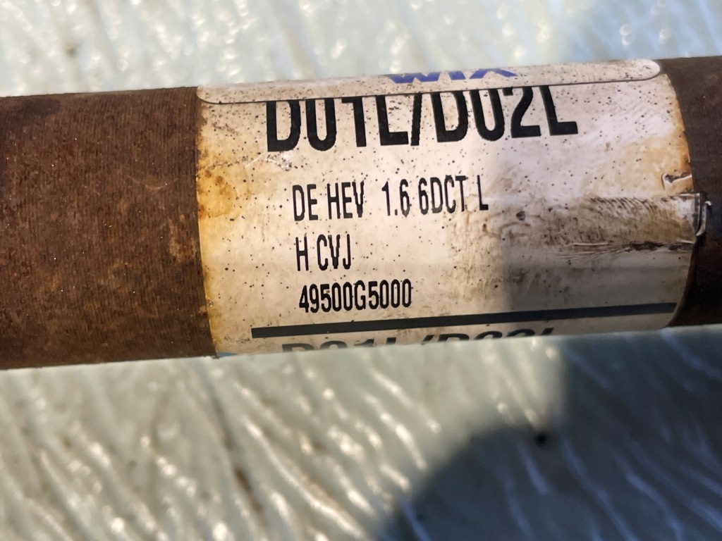 Kia niro 1.6 gdi привідний вал перед ліва 49500-g5000 права 49501-g5000 49560-g2000 Зі Шроту