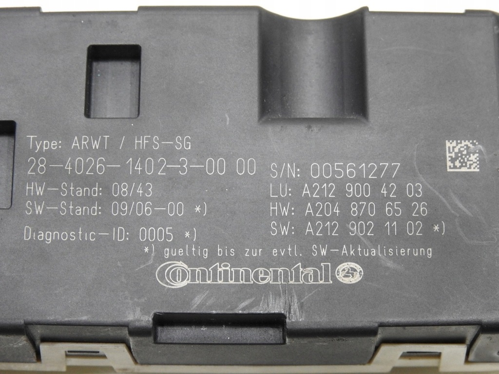 фото №10, Модуль блок керування кришки задня mercedes w212 kombi