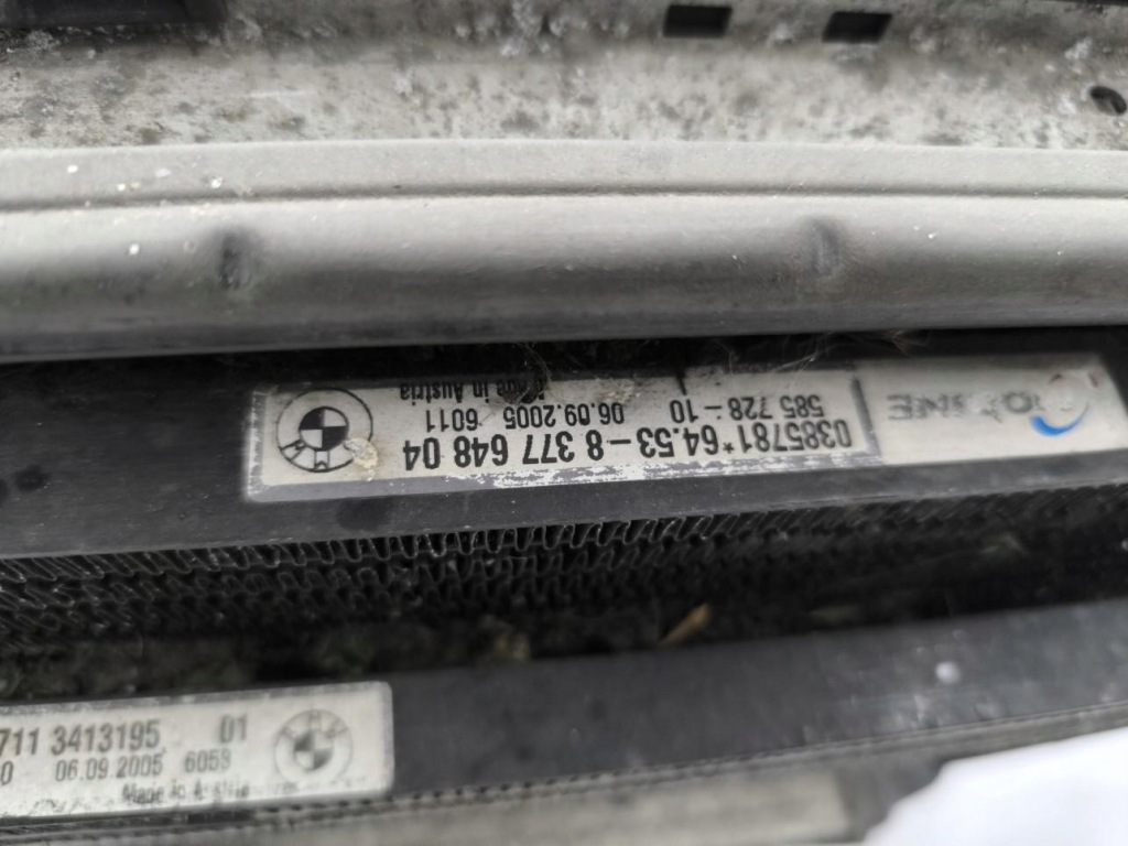 фото №7, Комплект радіатор вентилятор bmw x3 e83 2.0d