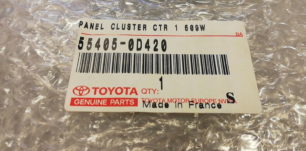 фото №8, Toyota yaris 12- рамка панель радіо 2 din nowa oryg