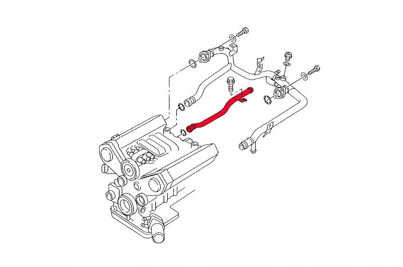 фото №12, Шланг охлаждение audi a4 a6 passat 078121075ab